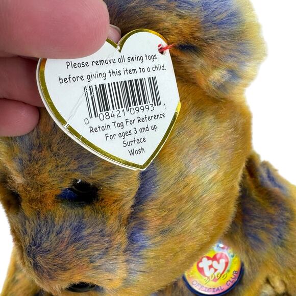 Beanie Babies Official Club Ty 2000 Plush Cubby III Bear Retired 14 inches - Picture 5 of 8